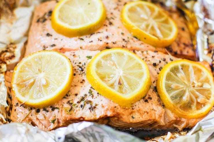 Grilled Salmon in Foil
