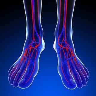 Why is improving foot circulation important