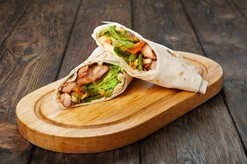 Barbecue Chicken Wrap