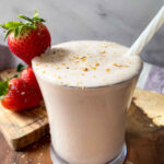 Peanut Butter and Strawberry Protein Smoothie