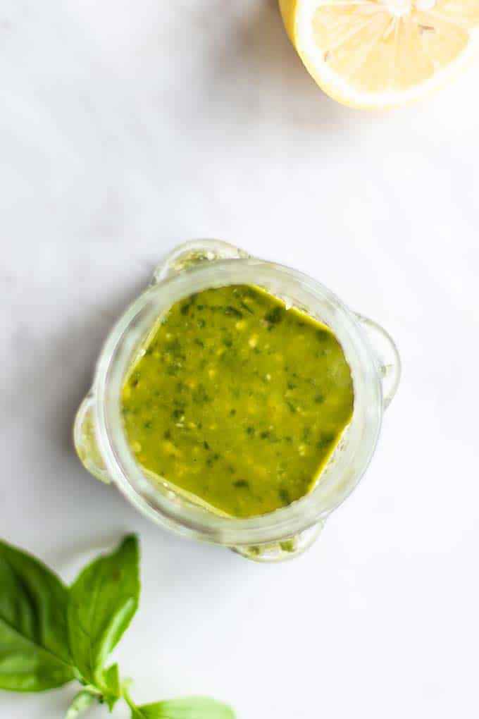 Pesto vinaigrette