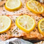 Salmon in foil