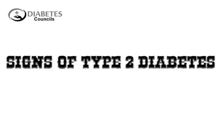 Signs of type 2 diabetes 1