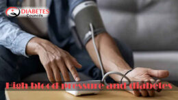 High blood pressure and diabetes