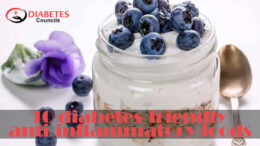 blueberries and yogurt